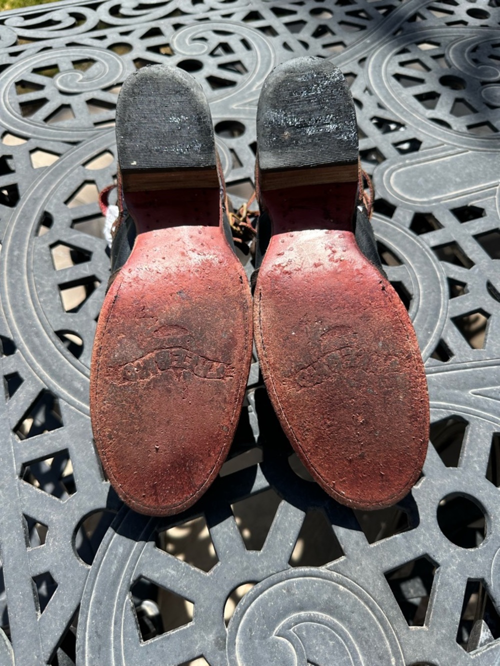 Freebird by Steven
Blue, Purple Croc, and Brown Straps Ankle Booties - Picture 6 of 6
